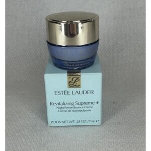 NEW Estée Lauder Revitalizing Supreme+ Power Bounce Night Creme‎ .24 Oz 7ml